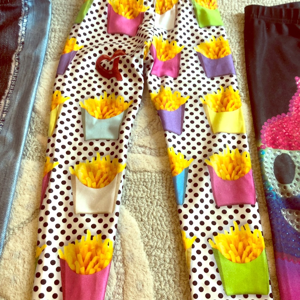 Want some fries with that? Cute Terez leggings